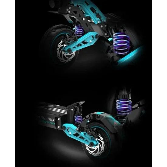 DriveTron DT10 Electric Scooter Dual Motor - Blue